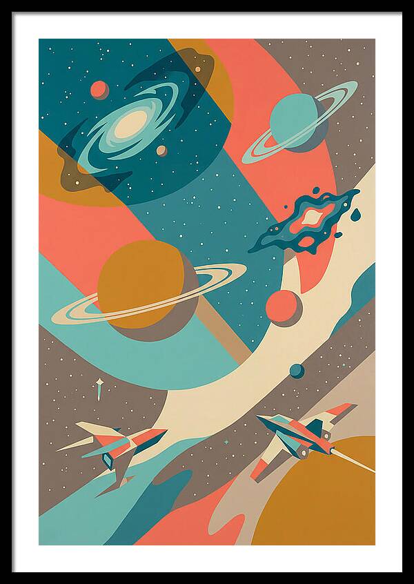 Galactic Journey Through Color
