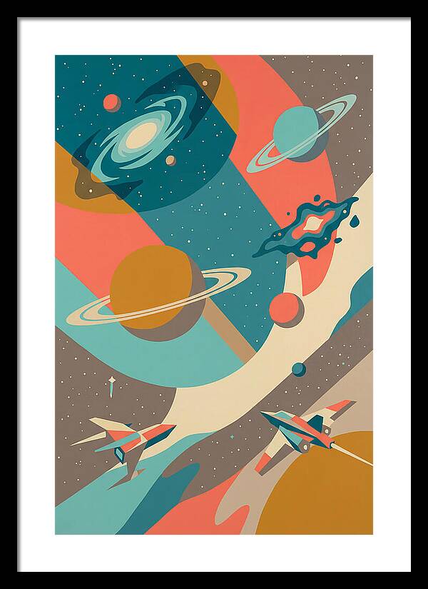 Galactic Journey Through Color