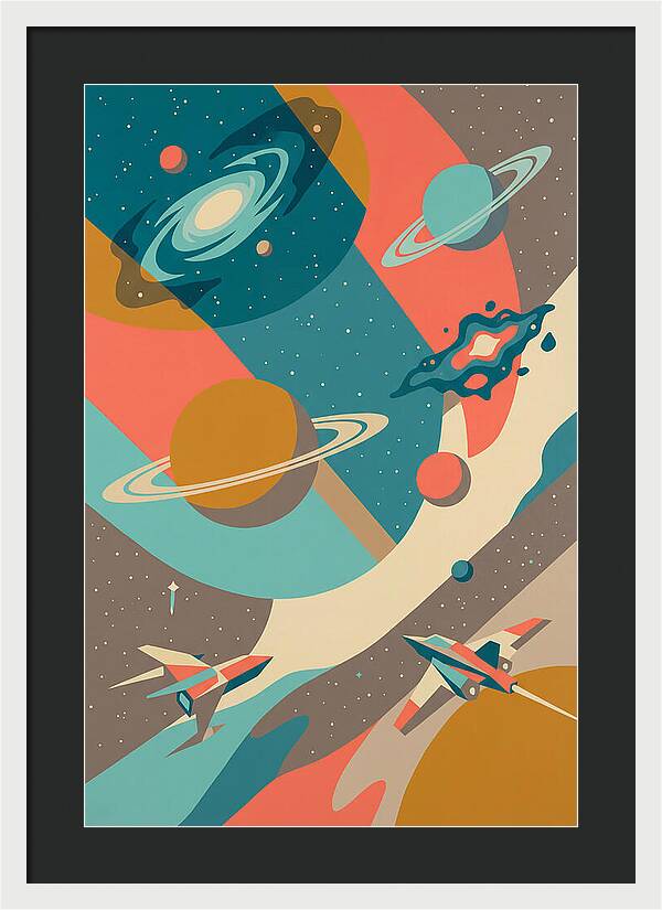 Galactic Journey Through Color