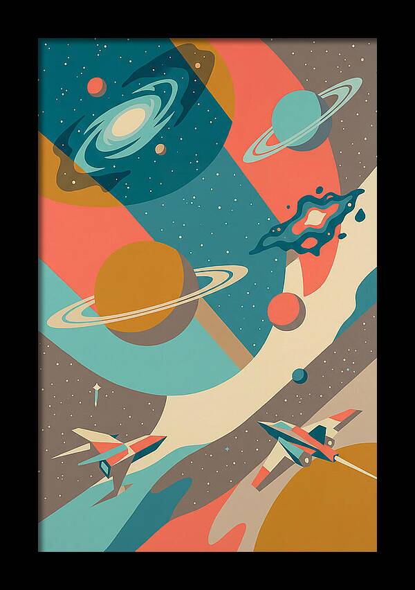 Galactic Journey Through Color