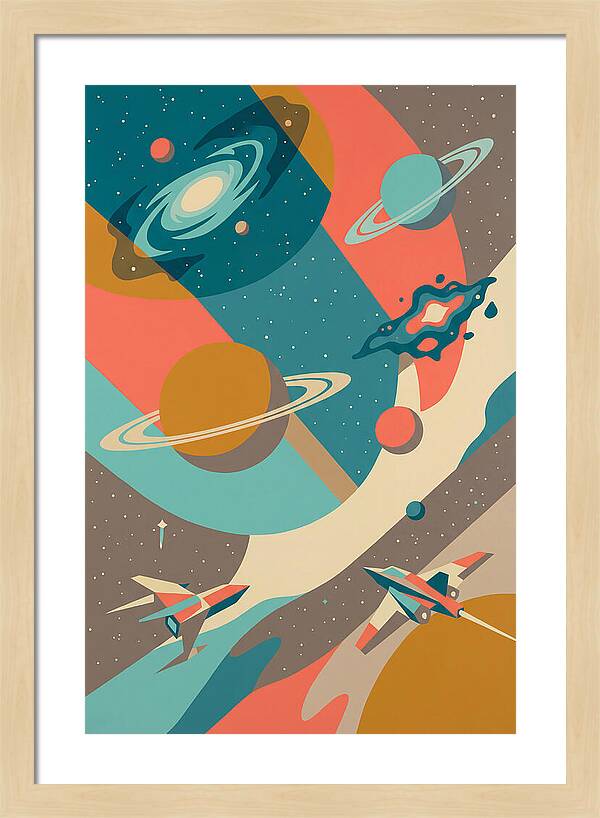 Galactic Journey Through Color