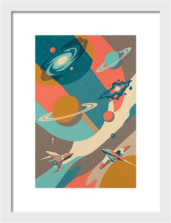 Galactic Journey Through Color