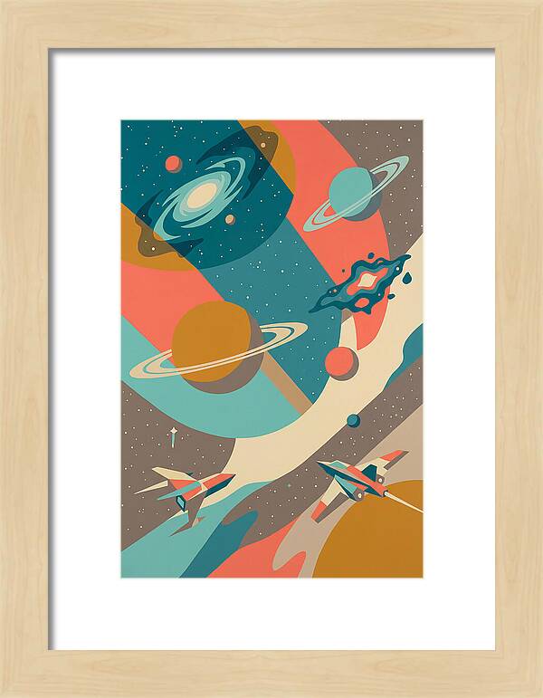 Galactic Journey Through Color