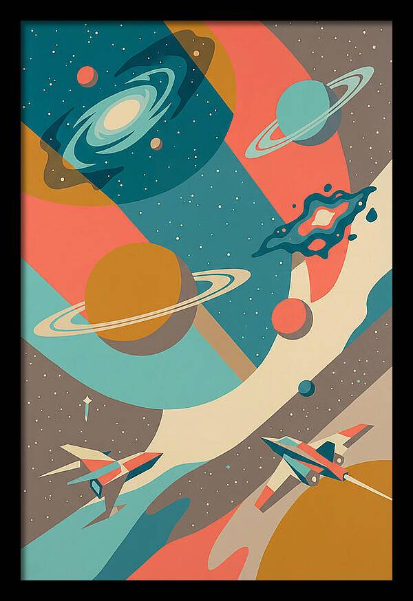 Galactic Journey Through Color