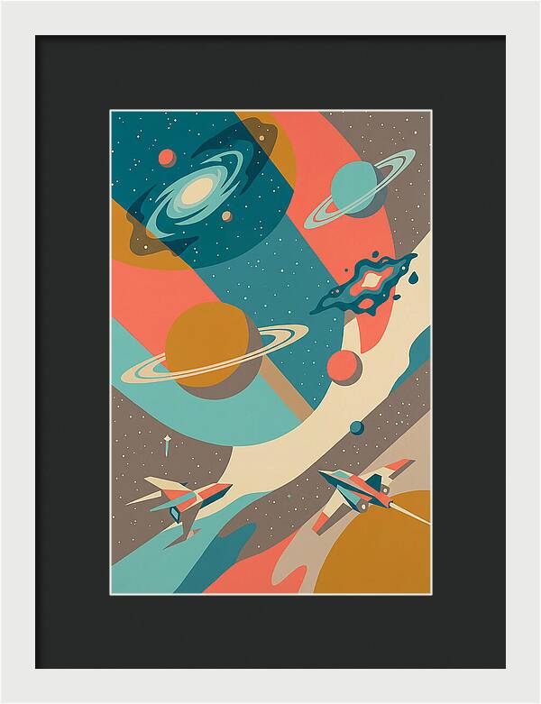 Galactic Journey Through Color