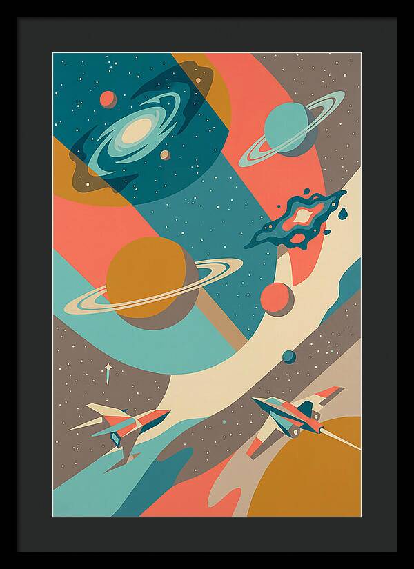 Galactic Journey Through Color
