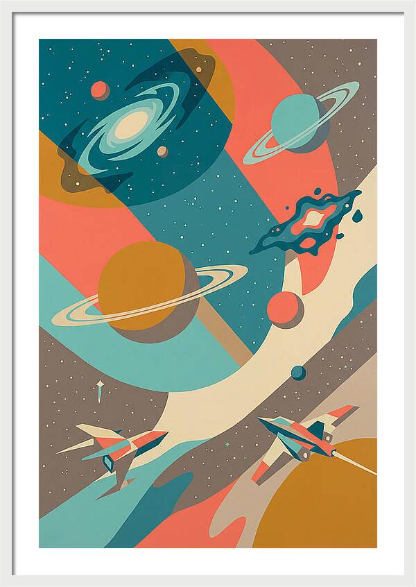 Galactic Journey Through Color