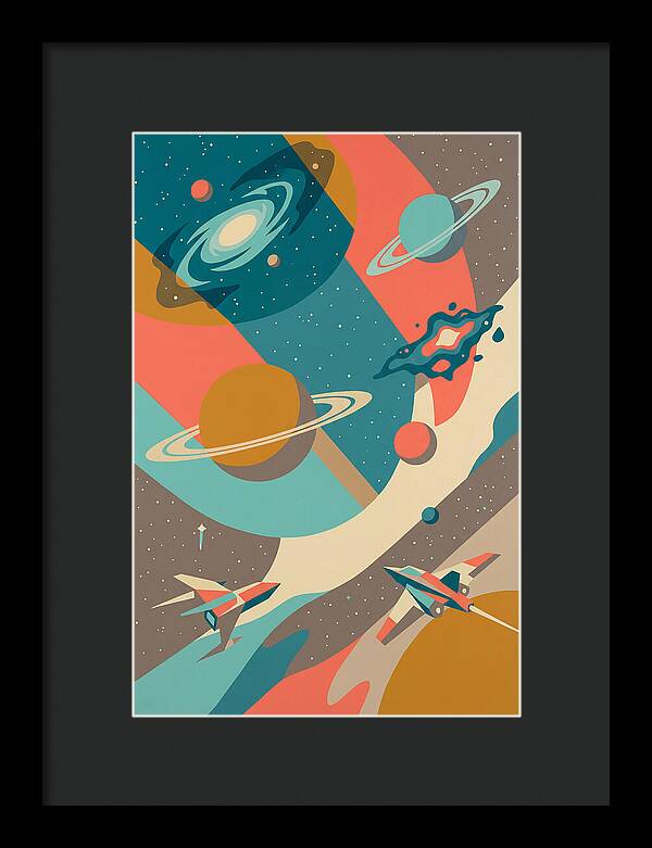 Galactic Journey Through Color