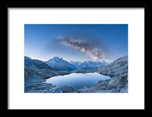 Galactic Reflections Over Mountains