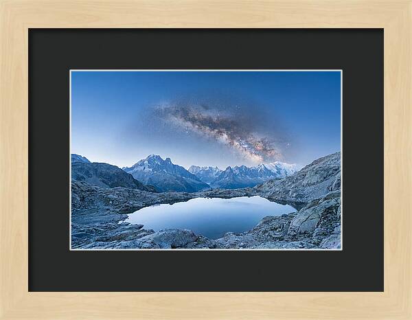Galactic Reflections Over Mountains