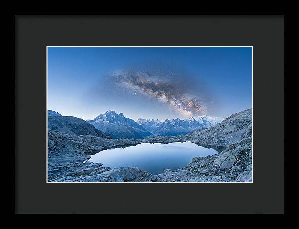 Galactic Reflections Over Mountains