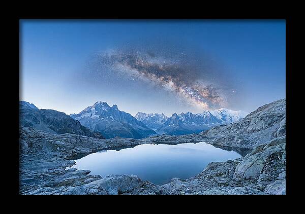 Galactic Reflections Over Mountains