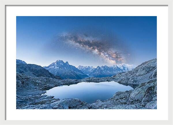 Galactic Reflections Over Mountains