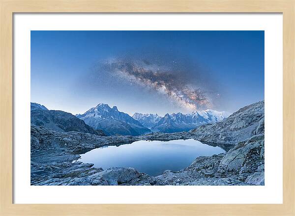 Galactic Reflections Over Mountains