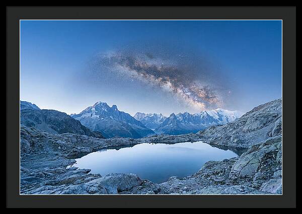 Galactic Reflections Over Mountains