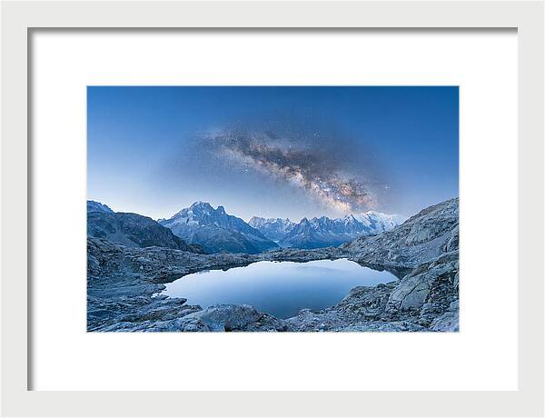 Galactic Reflections Over Mountains