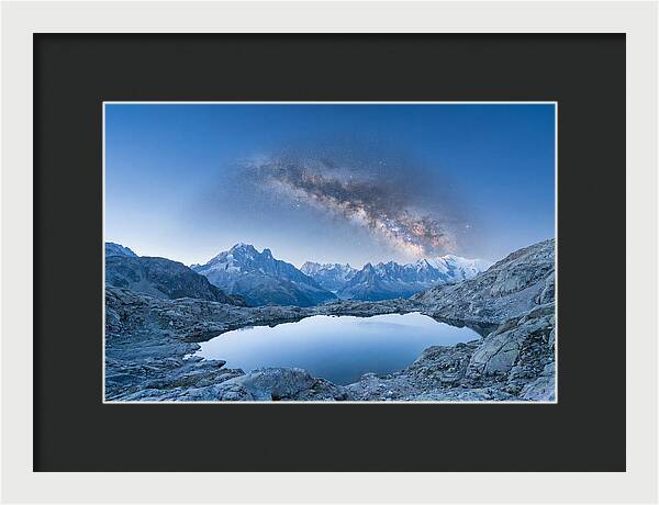 Galactic Reflections Over Mountains