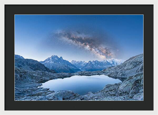 Galactic Reflections Over Mountains