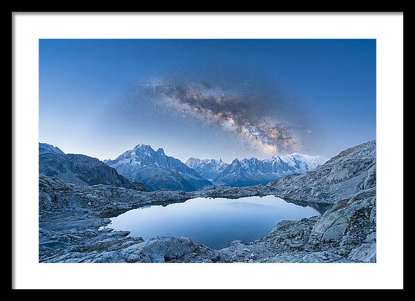 Galactic Reflections Over Mountains