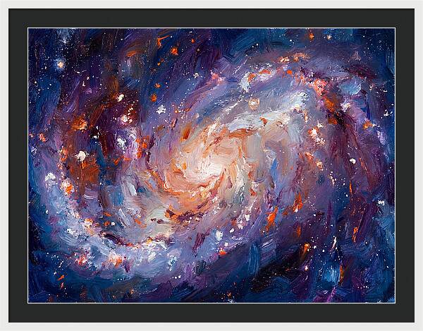 Galactic Swirl Of Color