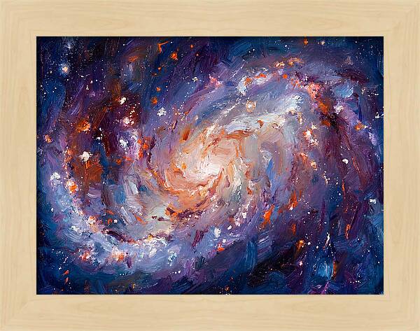 Galactic Swirl Of Color