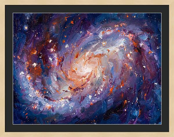 Galactic Swirl Of Color