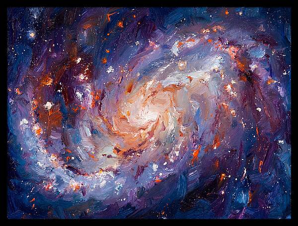 Galactic Swirl Of Color