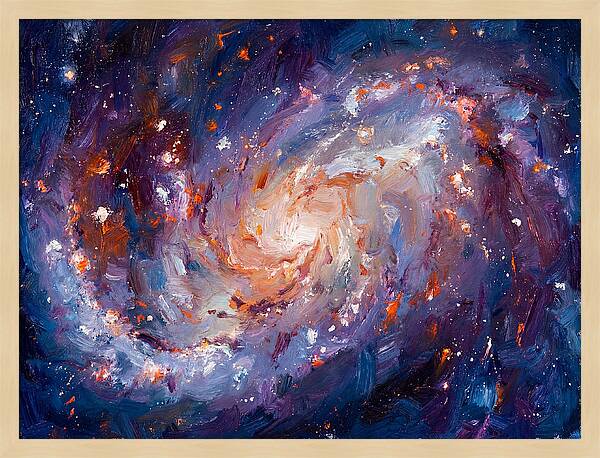 Galactic Swirl Of Color