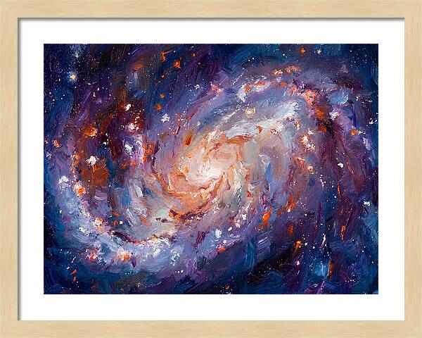 Galactic Swirl Of Color