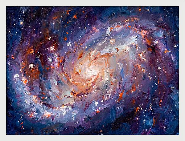 Galactic Swirl Of Color