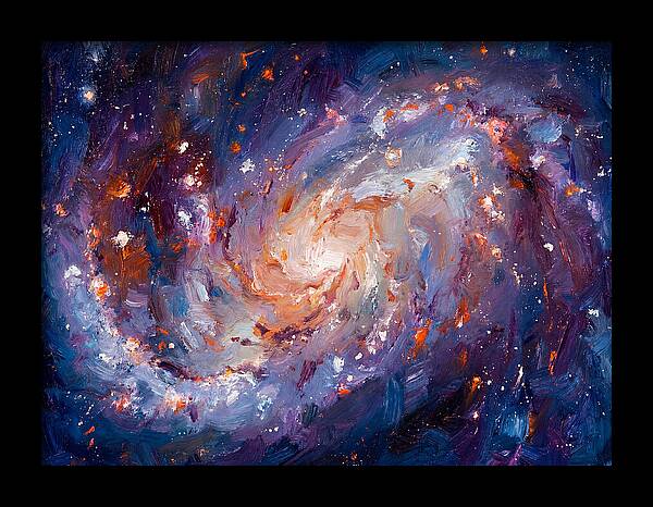 Galactic Swirl Of Color