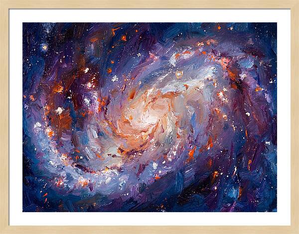 Galactic Swirl Of Color