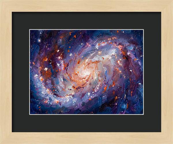Galactic Swirl Of Color