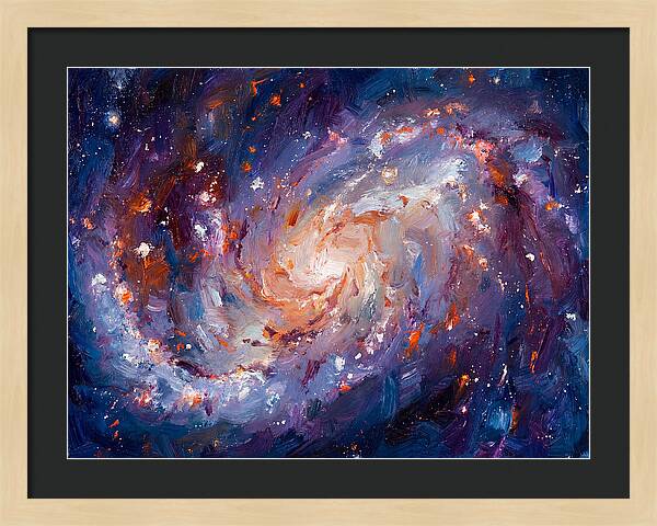 Galactic Swirl Of Color