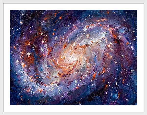Galactic Swirl Of Color