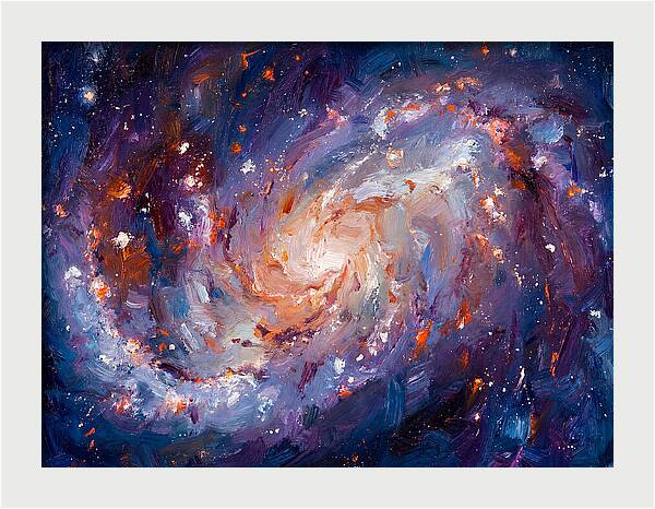 Galactic Swirl Of Color