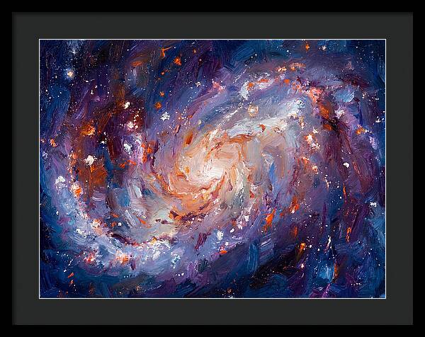 Galactic Swirl Of Color
