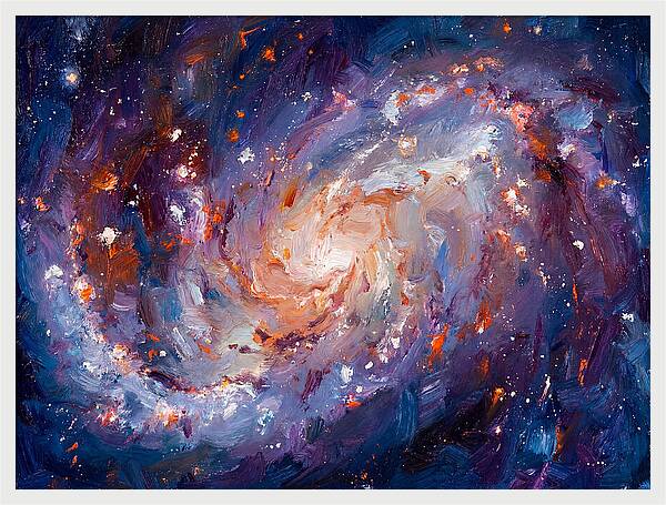 Galactic Swirl Of Color