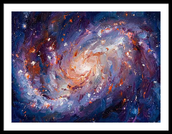 Galactic Swirl Of Color