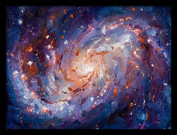 Galactic Swirl Of Color