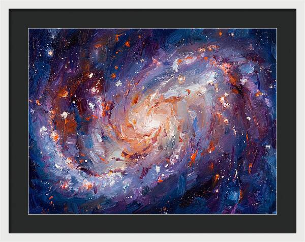 Galactic Swirl Of Color