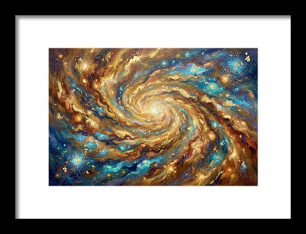 Galactic Swirl Of Colors