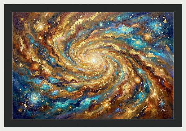 Galactic Swirl Of Colors