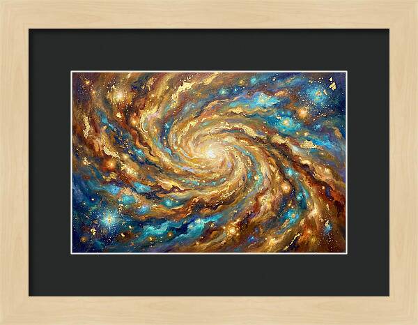 Galactic Swirl Of Colors