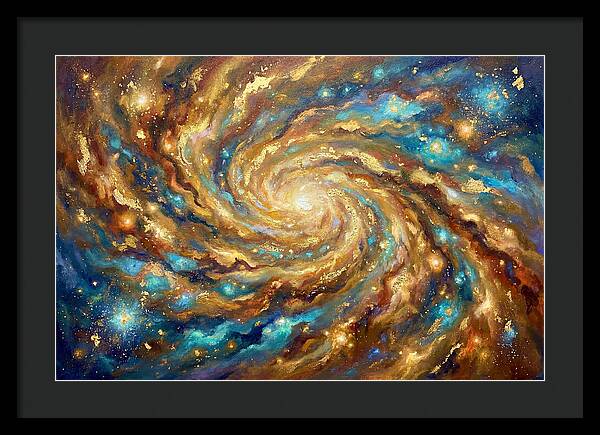 Galactic Swirl Of Colors