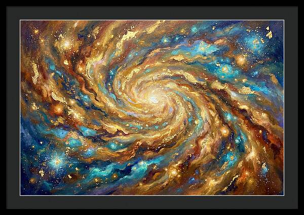 Galactic Swirl Of Colors