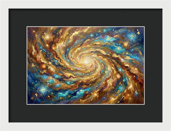 Galactic Swirl Of Colors