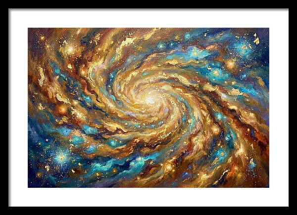 Galactic Swirl Of Colors