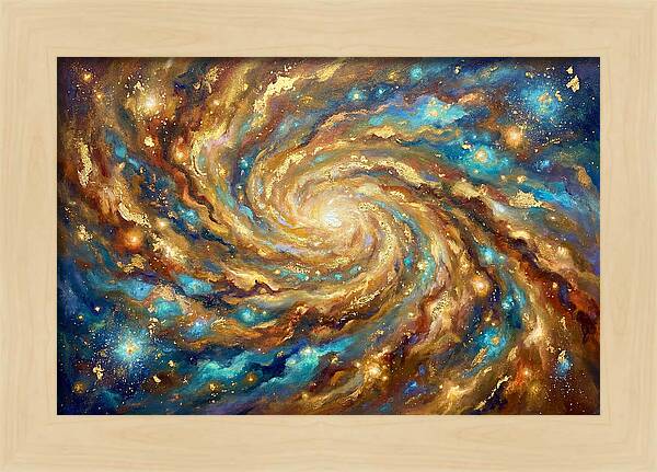 Galactic Swirl Of Colors