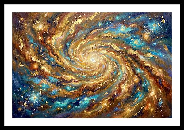 Galactic Swirl Of Colors